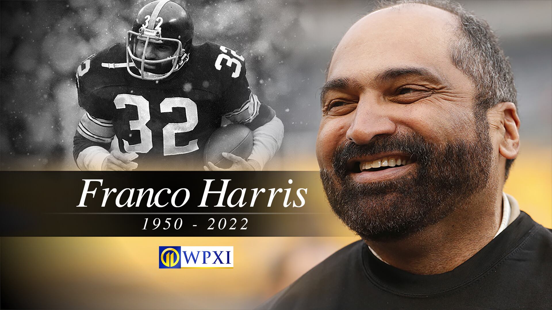 In Memory Of Franco Harris Pittsburgh Steeler Thank You For The