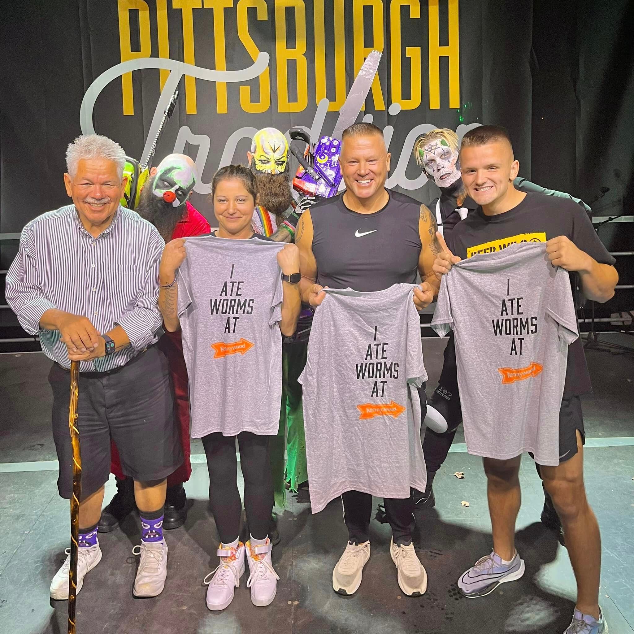 PHOTOS: 5 participants compete in Kennywood's worm eating contest