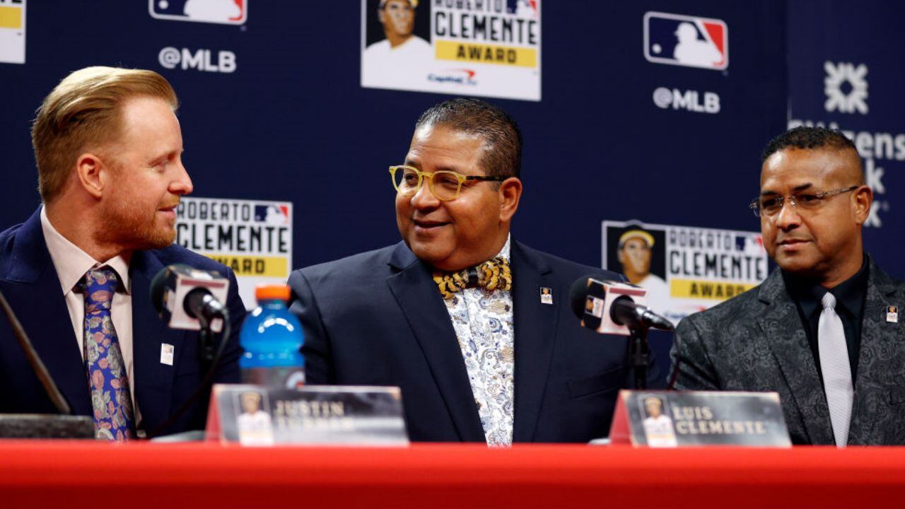 MLB Clemente Award winners wear his 21 on caps for careers