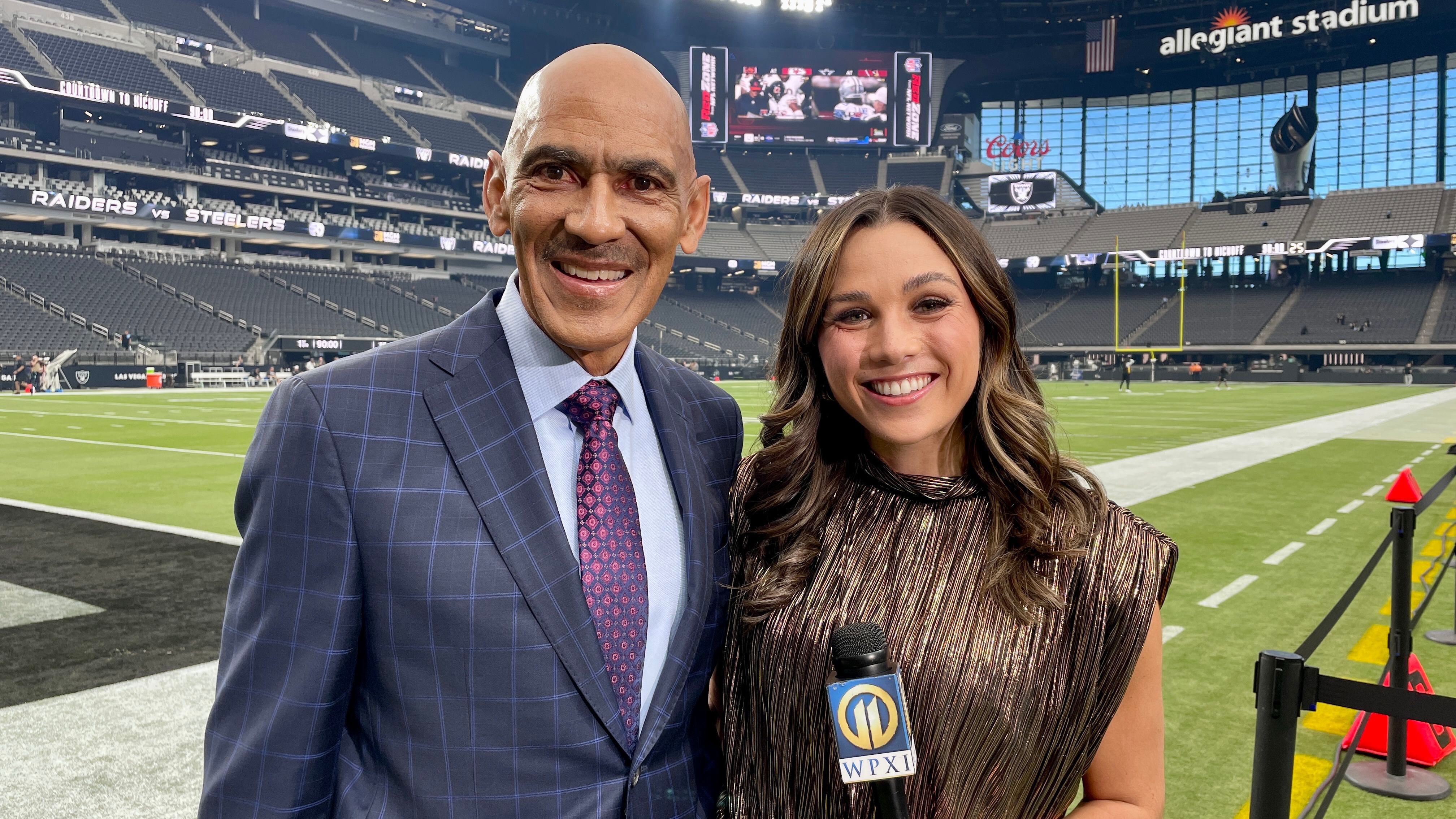 Steelers fans take over Allegiant Stadium on Sunday night