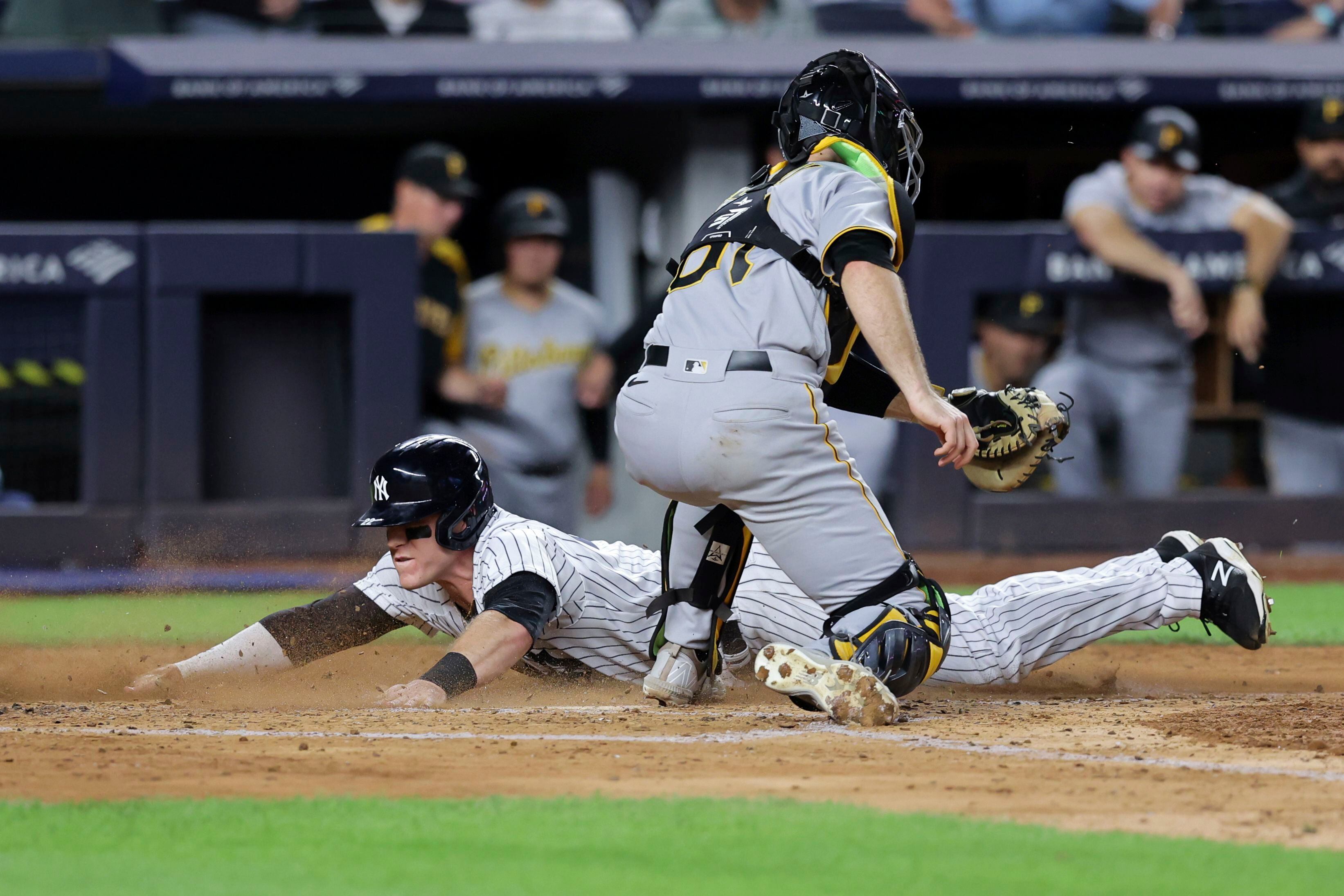 Judge's 60th homer sparks 5-run 9th, Yanks stun Pirates 9-8