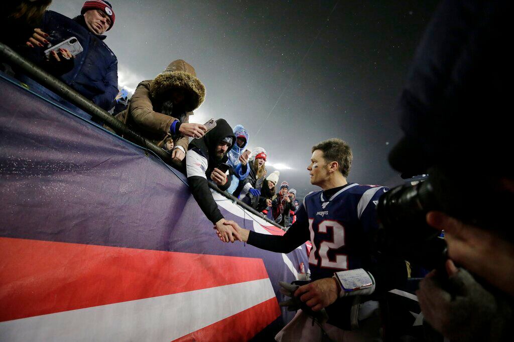 Brady's 'retirement sand' auctioned off for $99,990