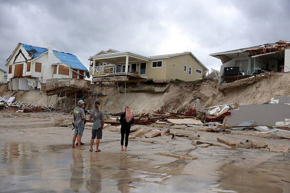 Nicole churning across Florida as a tropical storm