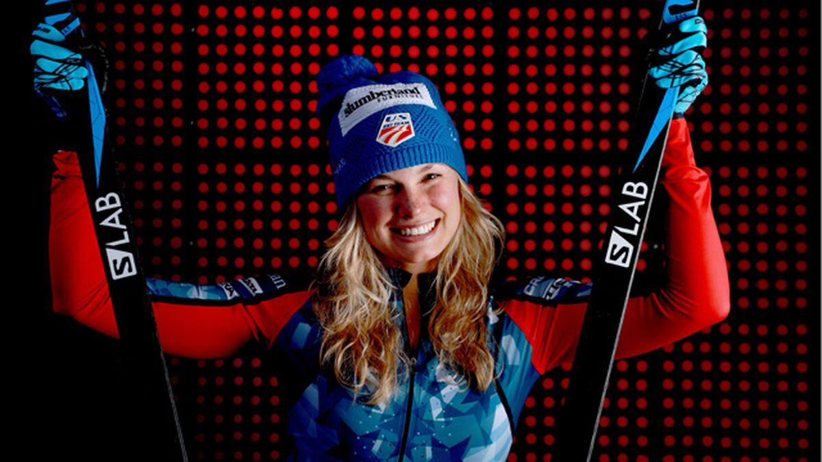 Gold medalist Jessie Diggins voted US flag bearer for Olympics closing ...
