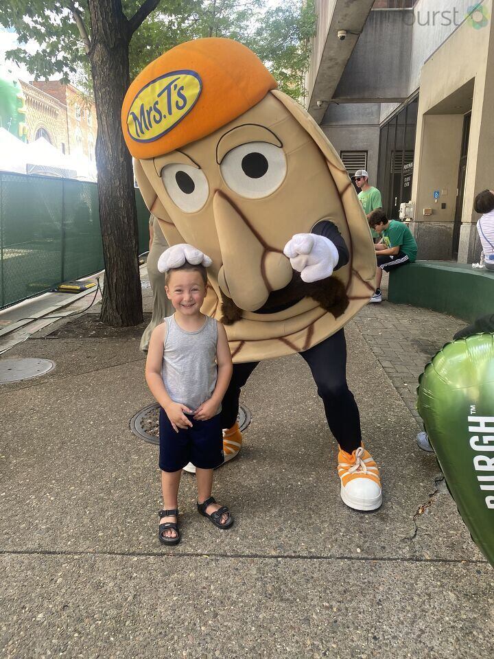 Pierogi Mascot Costume Pirates Food Advertising Restaurant Costume